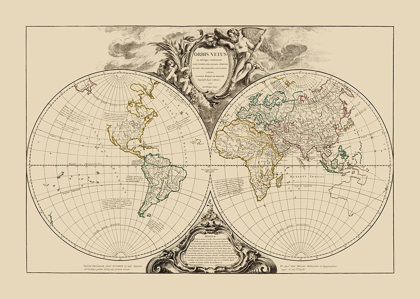 Picture of WORLD - VAUGONDY 1752