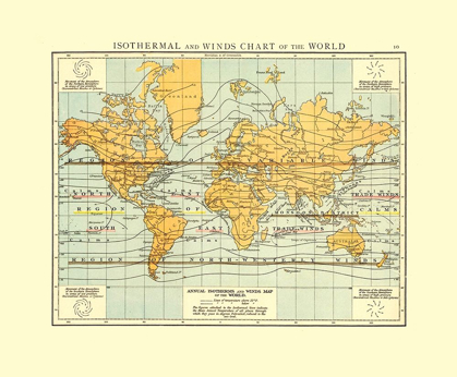 Picture of ISOTHERMAL WITH WIND CHARTS - HOEN 1896