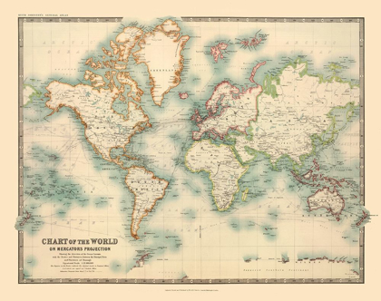 Picture of CHART OF WORLD - JOHNSON