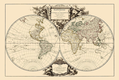 Picture of WORLD - VAUGONDY 1752