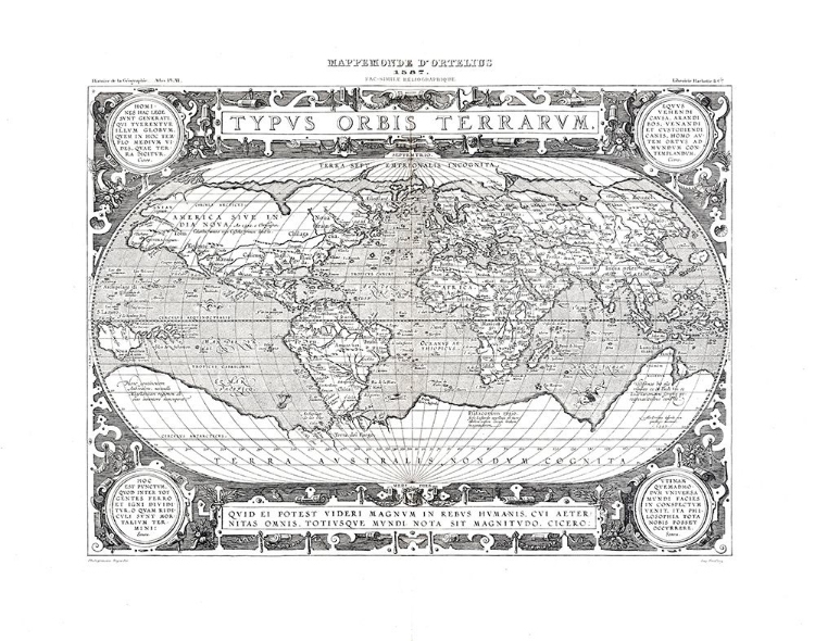 Picture of WORLD - ORTELIUS 1587