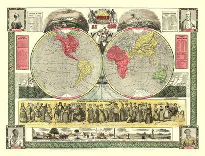 Picture of WORLD ONE VIEW - PHELPS 1847