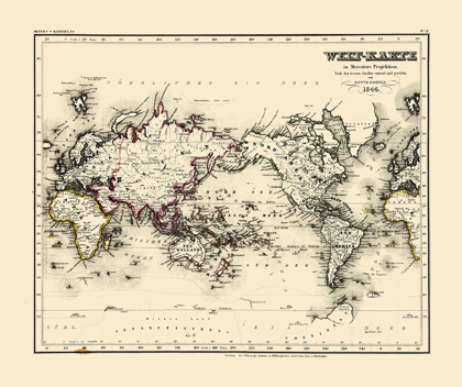 Picture of WORLD - MEYER 1844