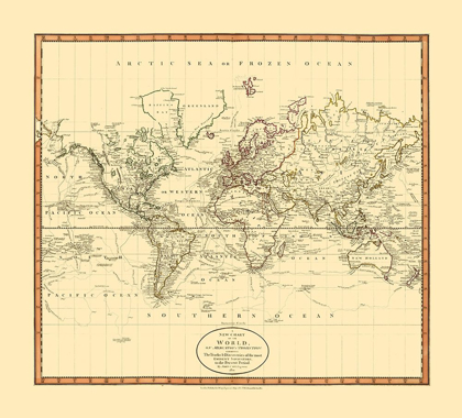 Picture of MERCATOR PROJECTION - CARY 1801