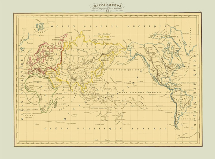 Picture of MERCATOR PROJECTION - 1831