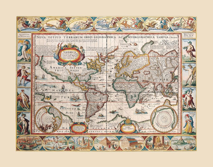 Picture of WORLD - BLAEU