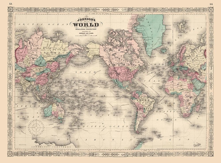 Picture of MERCATOR PROJECTION - JOHNSON