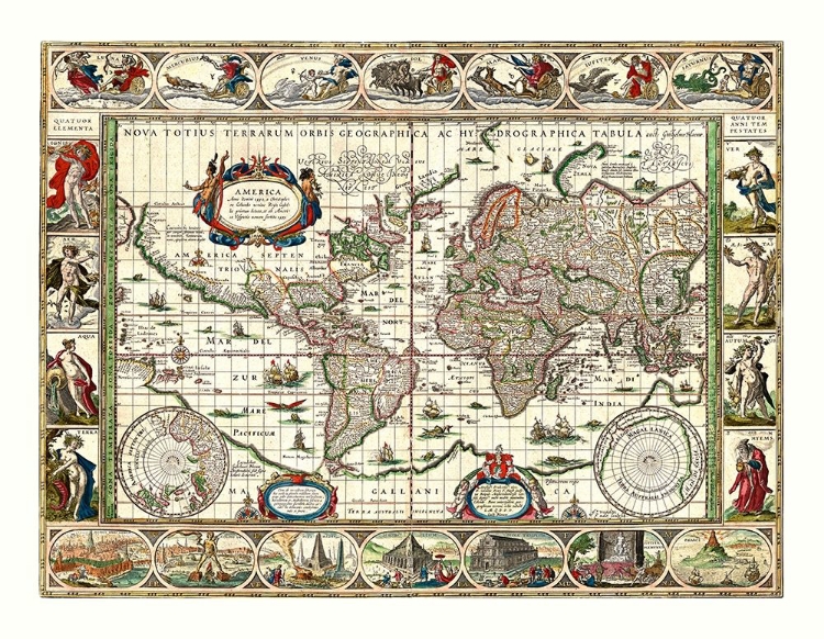 Picture of WORLD AMERICA 1492 TO 1499 - BLEAU