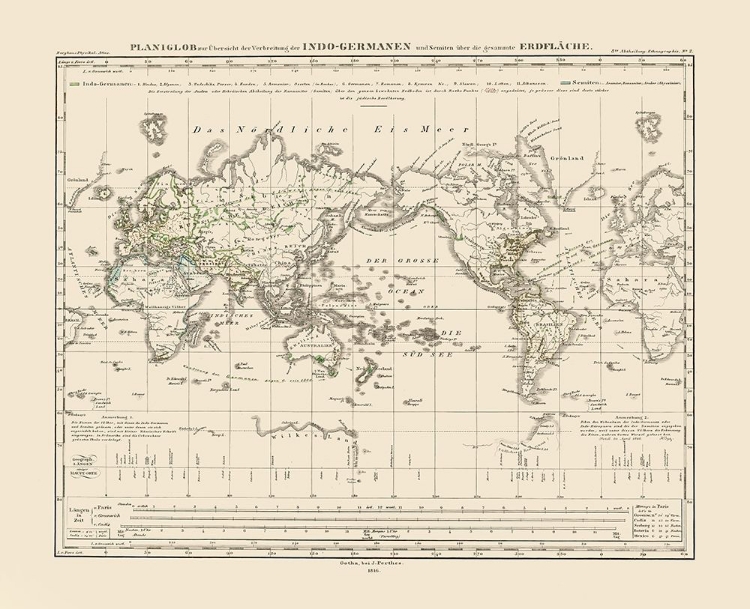 Picture of INDO GERMANS SEMITES WORLD - PERTHES 1846