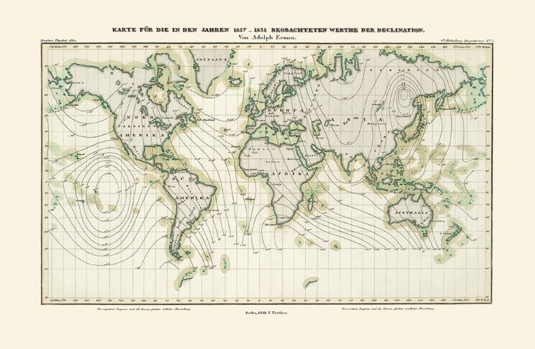 Picture of WORLD 1827 TO 1831 - ERMAN 1841