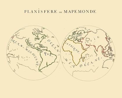 Picture of WORLD PLANISPHERE