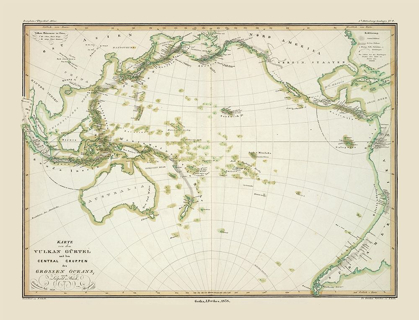 Picture of WORLD PACIFIC OCEAN - PERTHES 1838