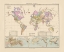 Picture of OVERVIEW OF WORLD - PERTHES 1892