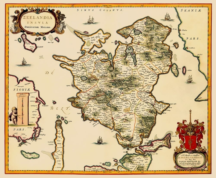 Picture of DENMARK - BLAEU 1662