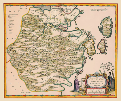 Picture of ZHEJIANG PROVINCE CHINA - BLAEU 1655