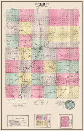 Picture of BUTLER KANSAS - EVERTS 1887