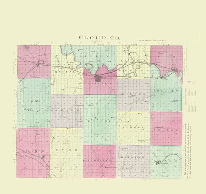 Picture of CLOUD KANSAS - EVERTS 1887
