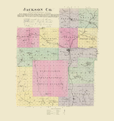 Picture of JACKSON KANSAS - EVERTS 1887