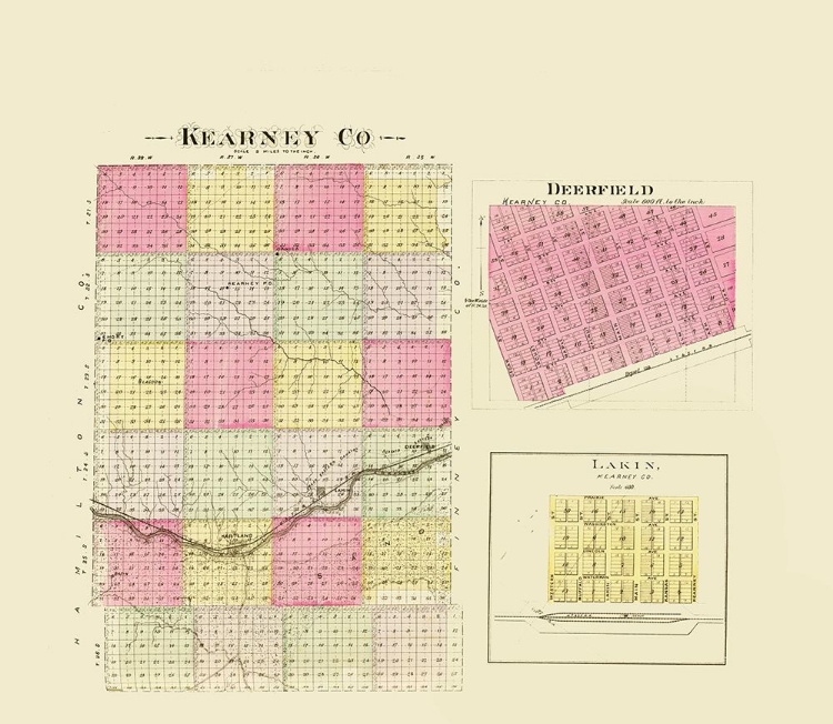 Picture of KEARNEY KANSAS - EVERTS 1887