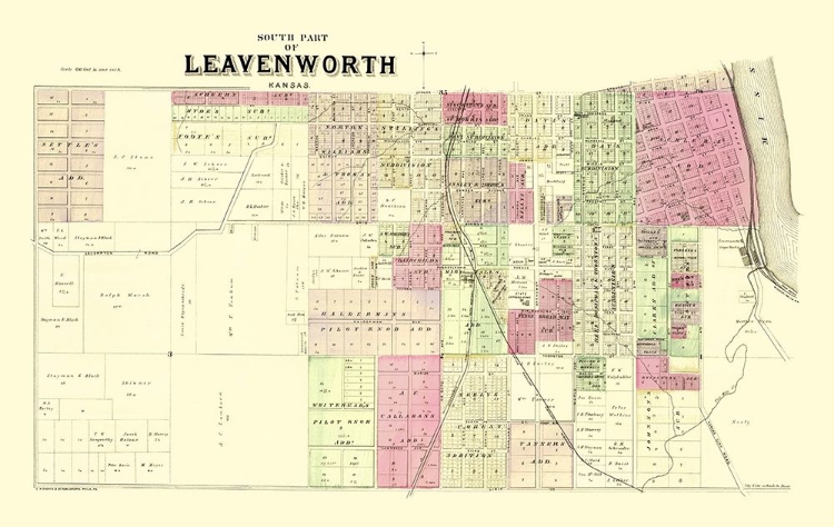 Picture of LEAVENWORTH, SOUTH, 2 OF 3 KANSAS LANDOWNER