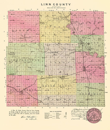 Picture of LINN KANSAS - EVERTS 1887