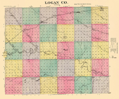 Picture of LOGAN KANSAS - EVERTS 1887