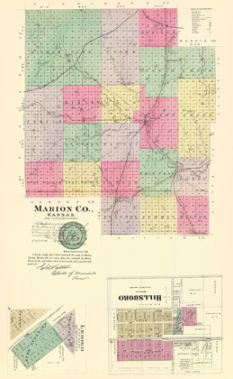 Picture of MARION KANSAS - EVERTS 1887