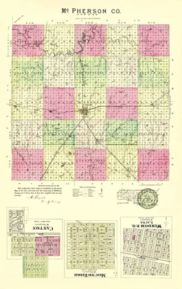 Picture of MCPHERSON KANSAS - EVERTS 1887