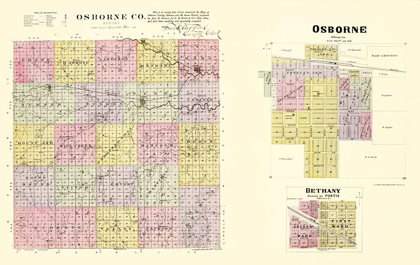 Picture of OSBORNE KANSAS - EVERTS 1887