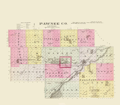 Picture of PAWNEE KANSAS - EVERTS 1887