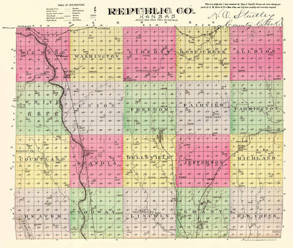 Picture of REPUBLIC KANSAS - EVERTS 1887
