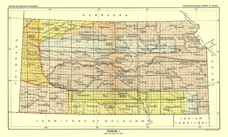 Picture of KANSAS - TOPEKA - HOEN 1896