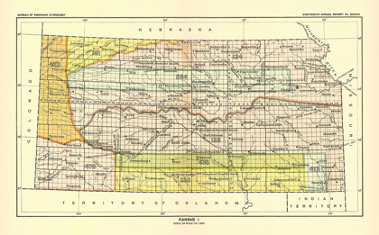 Picture of KANSAS - BUREAU OF AMERICAN ETHNOLOGY 1896