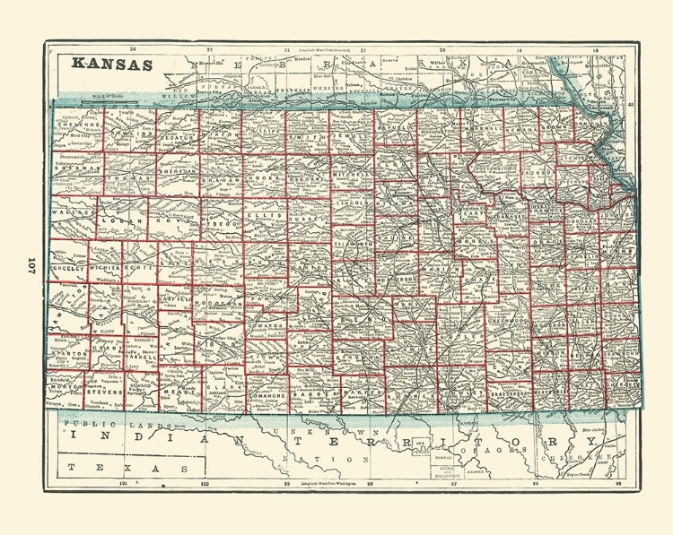 Picture of KANSAS - RATHBUN 1893