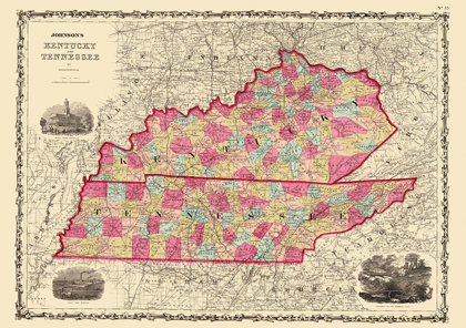 Picture of KENTUCKY, TENNESSEE - JOHNSON 1864