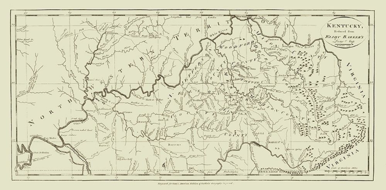 Picture of KENTUCKY - CAREY 1795