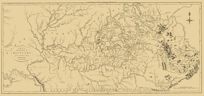 Picture of KENTUCKY - DEBRETT 1795