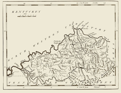 Picture of KENTUCKY - CAREY 1796