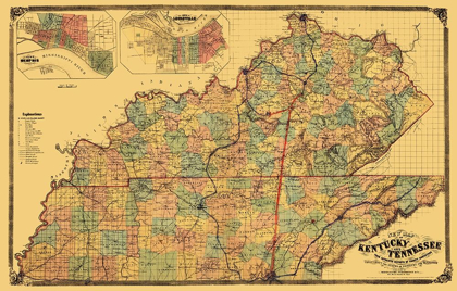 Picture of KENTUCKY, TENNESSEE - MIDDLETON 1861