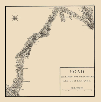 Picture of ROAD FROM LIMESTONE TO FRANKFORT - 1796