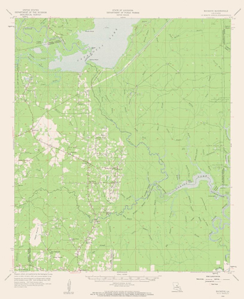 Picture of BUCKEYE LOUISIANA QUAD - USGS 1959