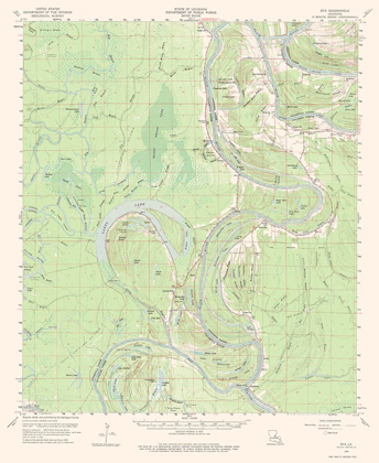 Picture of EVA LOUISIANA QUAD - USGS 1960