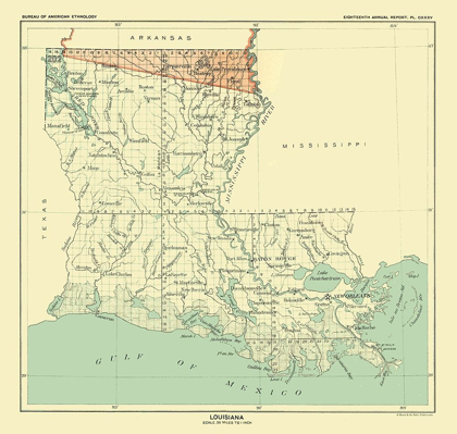 Picture of LOUISIANA - HOEN 1896