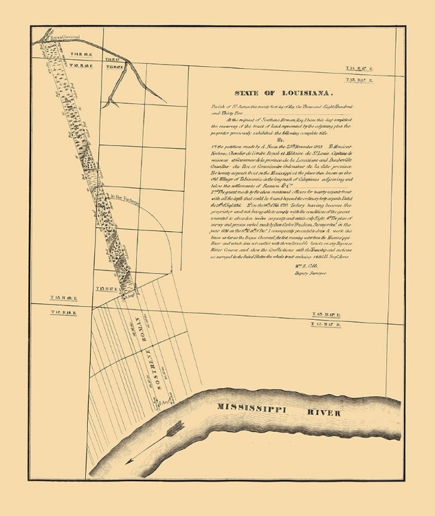 Picture of ST JAMES LOUISIANA - COBB 1835