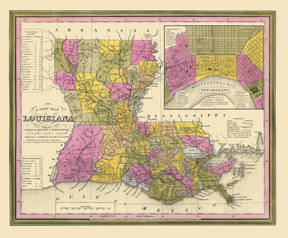 Picture of LOUISIANA - MITCHELL 1846