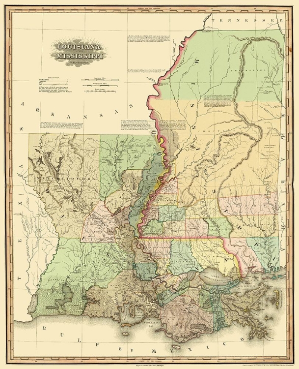 Picture of LOUISIANA, MISSISSIPPI - 1820