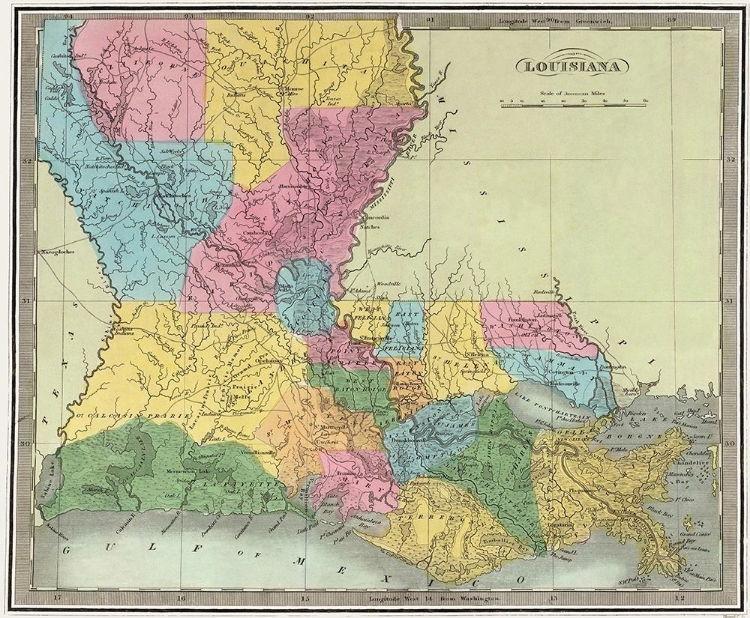 Picture of LOUISIANA - BURR 1835