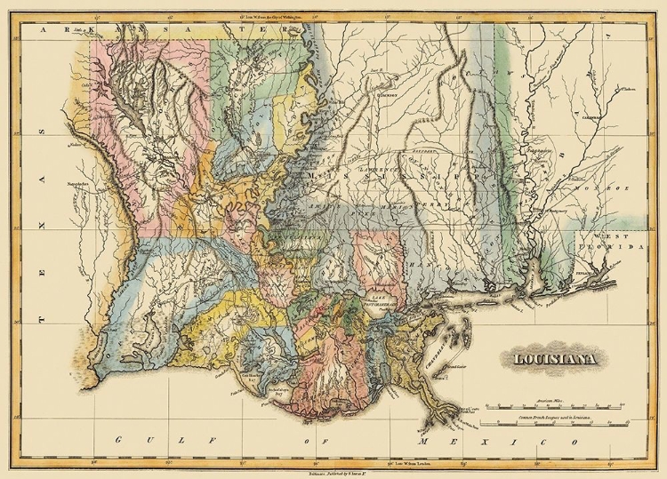 Picture of LOUISIANA - LUCAS 1823