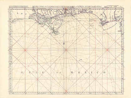 Picture of LOUISIANA AND WEST FLORIDA COAST - JEFFERYS 1768