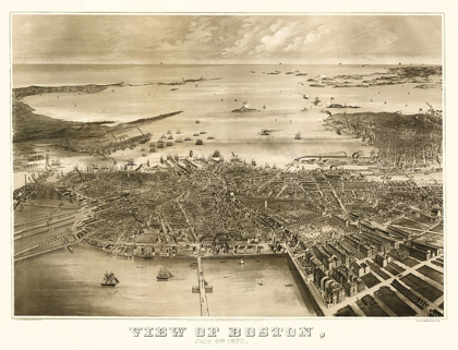 Picture of BOSTON MASSACHUSETTS - FUCHS 1870